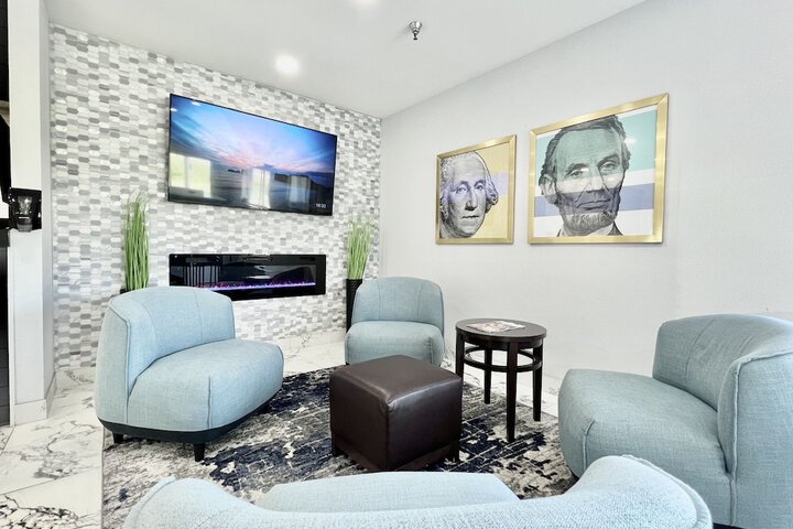 Lobby sitting area