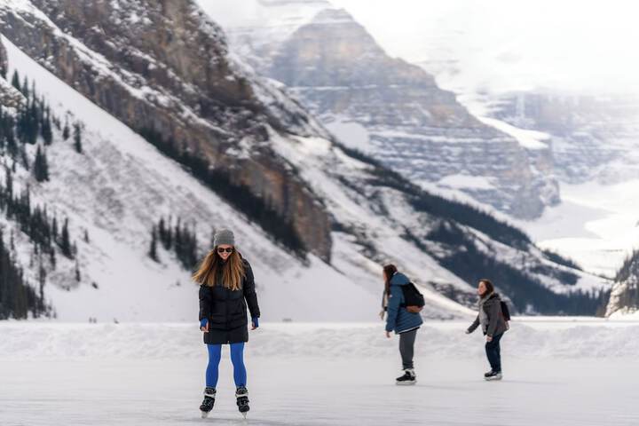 Ice skating