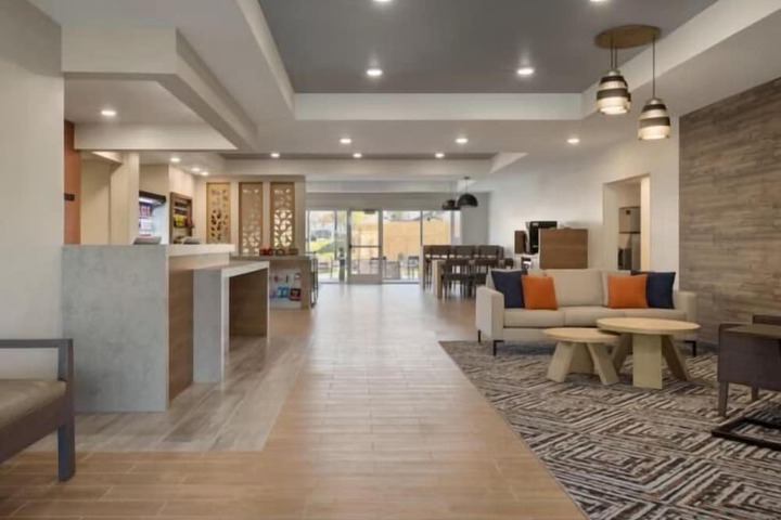 Lobby sitting area