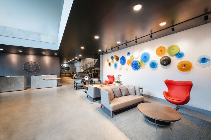 Lobby sitting area