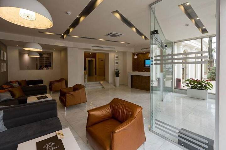 Interior entrance