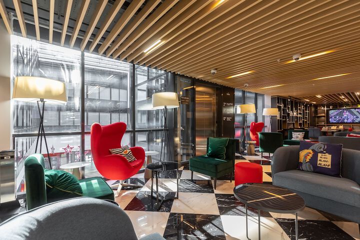 Lobby sitting area