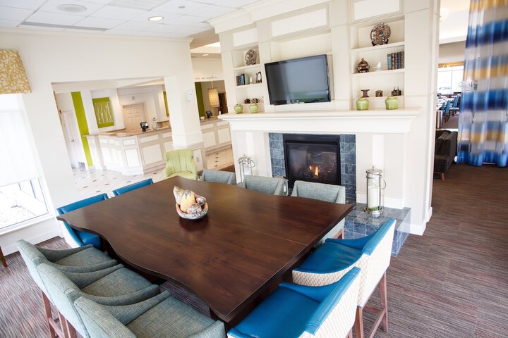 Lobby sitting area