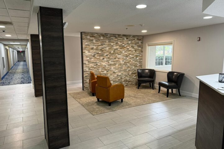 Lobby sitting area