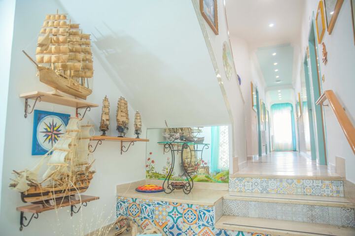 Handrails in stairways