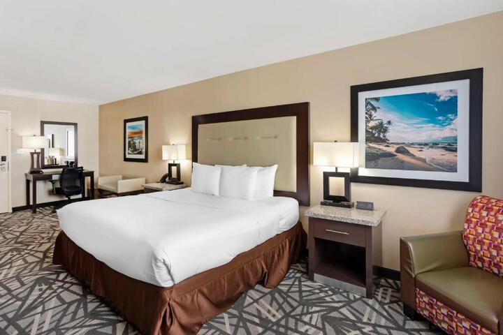 1 King Bed High Speed Internet Accessible Microwave and Refrigerator, Coffee Maker, Hairdryer Iron and Ironing Board Full Breakfast (12 of 12)
