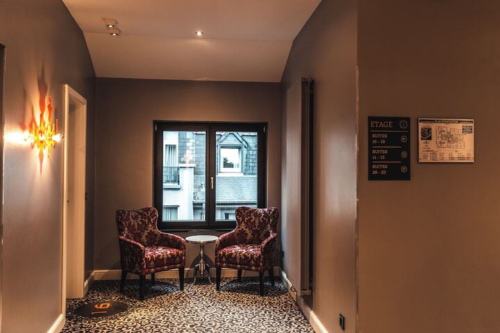 Interior entrance