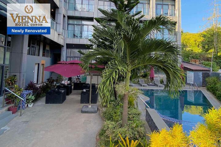 Exterior of Vienna Hotel (Newly Renovated 2025)