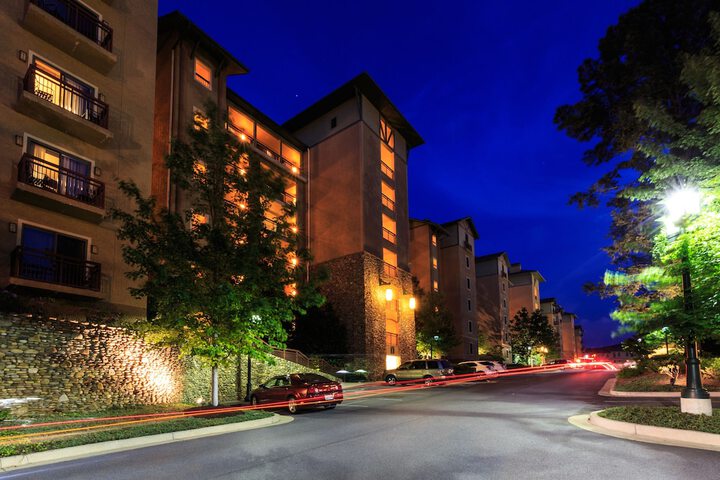 Front of property - evening/night