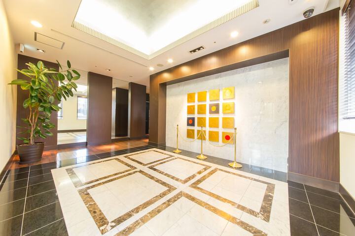 Interior entrance