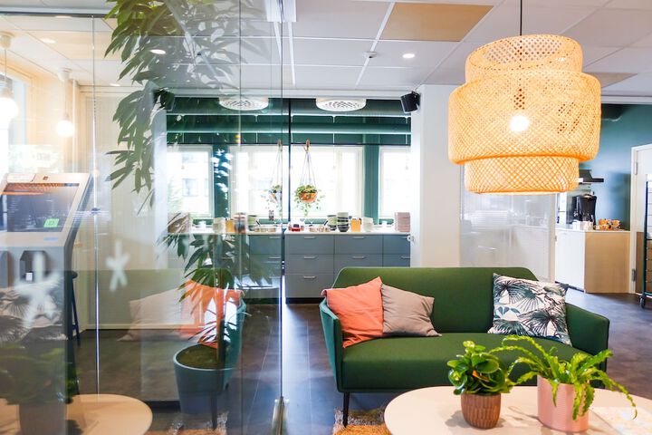 Lobby sitting area