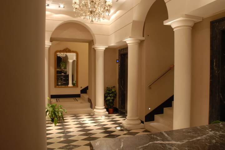 Interior entrance