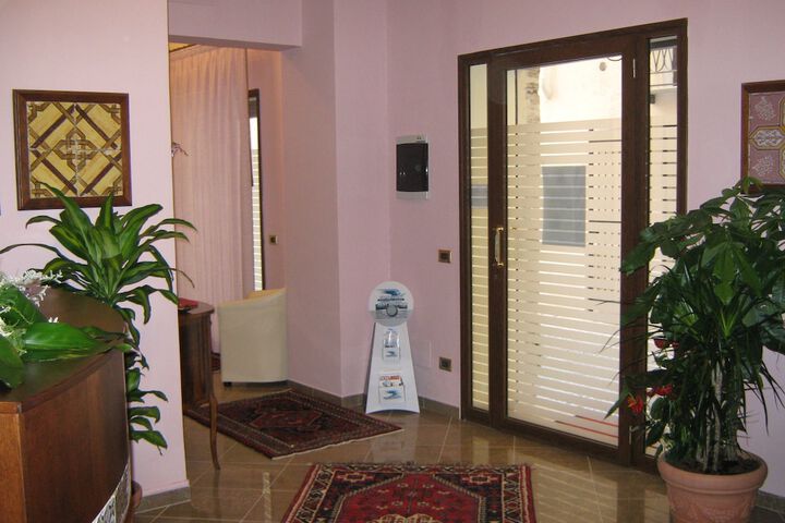 Interior entrance