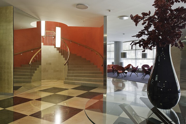 Interior entrance