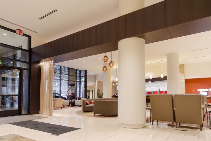 Lobby sitting area