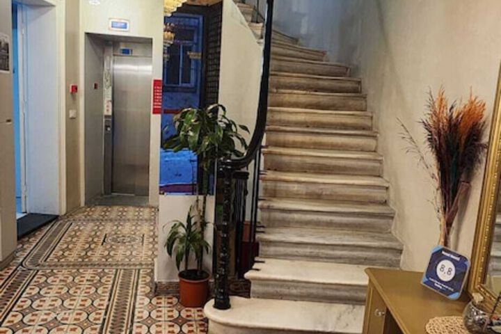 Interior entrance