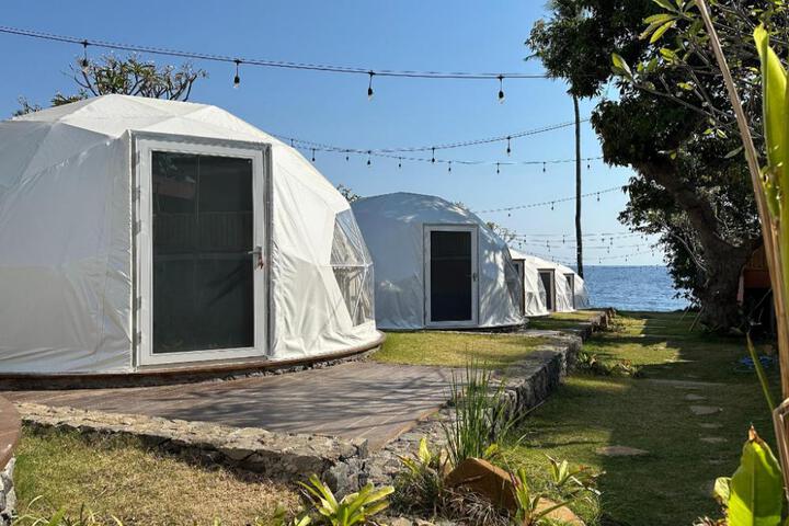 Glamping at Pebbles & Fins