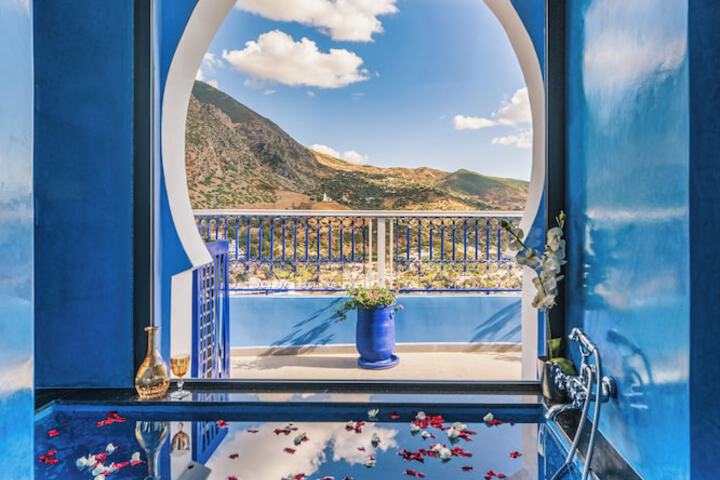Exterior of TAJ CHEFCHAOUEN Luxury Hotel and Spa