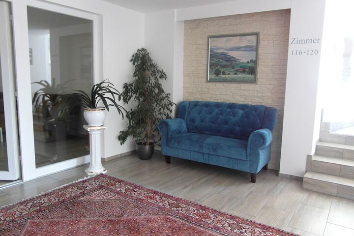 Interior entrance