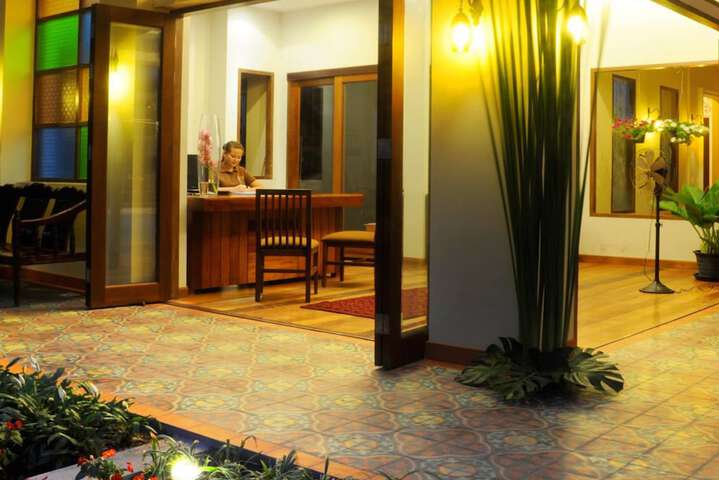 Interior entrance