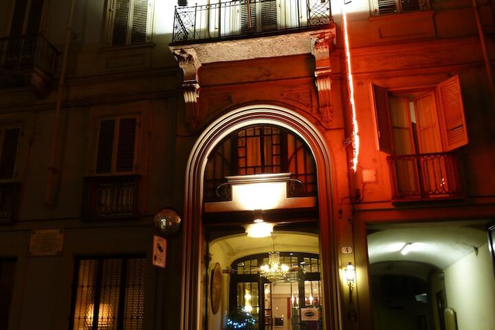 Interior entrance