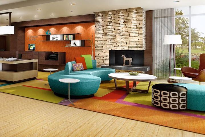 Lobby sitting area