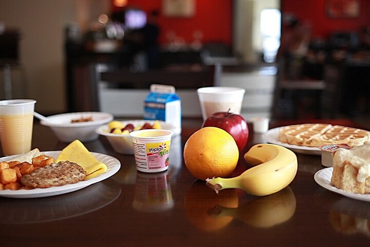 Breakfast area