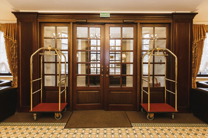 Interior entrance