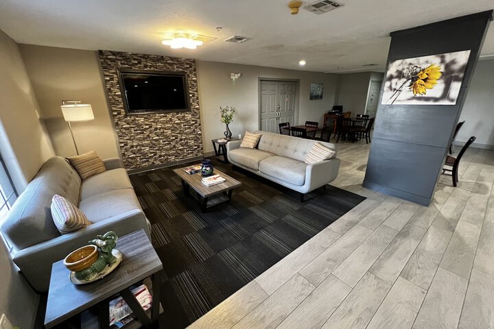 Lobby sitting area