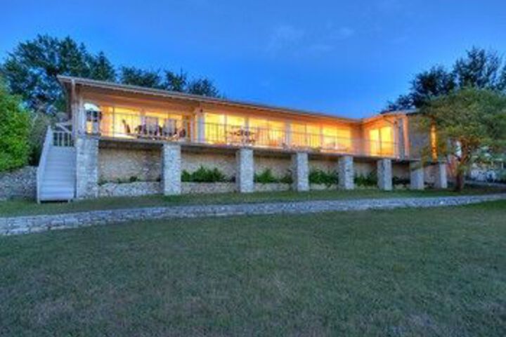 Exterior of Hill Country Lake Home
