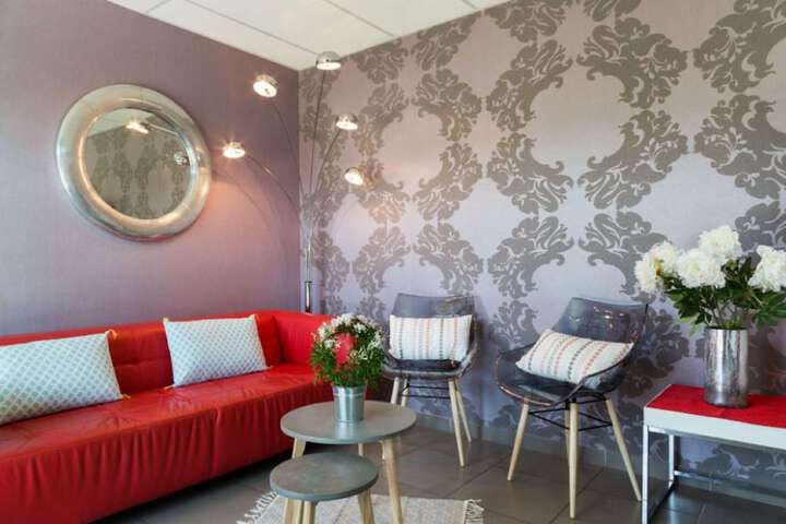 Lobby sitting area