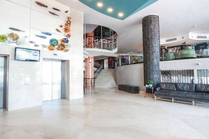 Interior entrance
