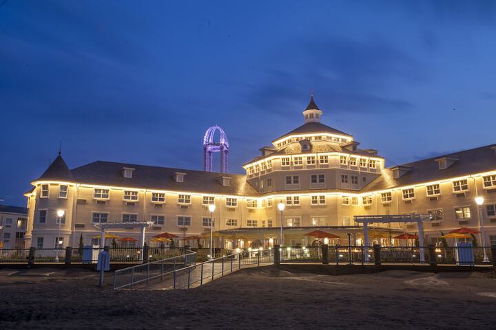 Front of property - evening/night
