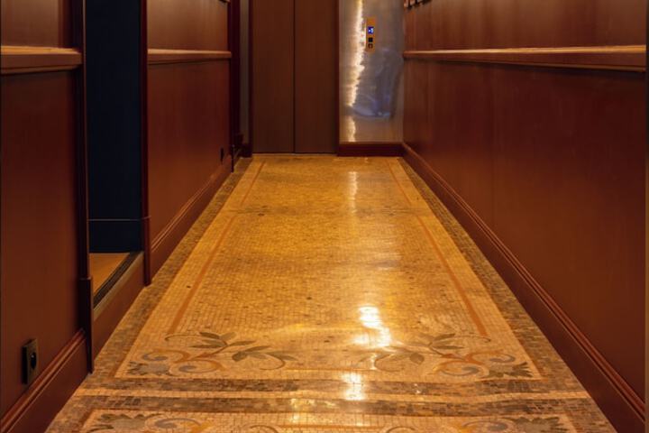 Interior entrance