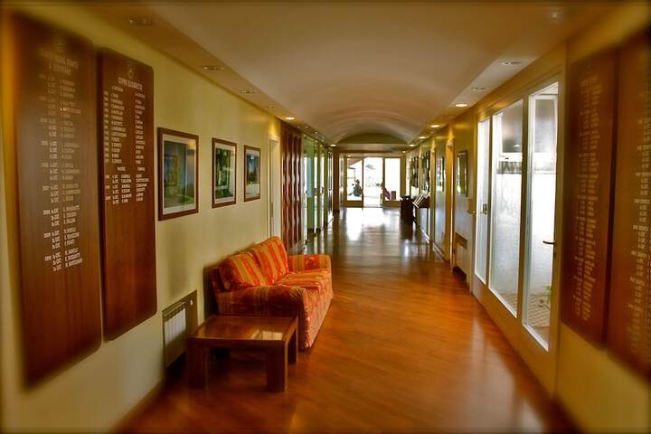 Interior entrance