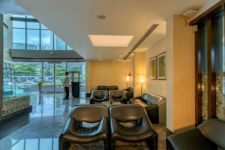 Interior entrance
