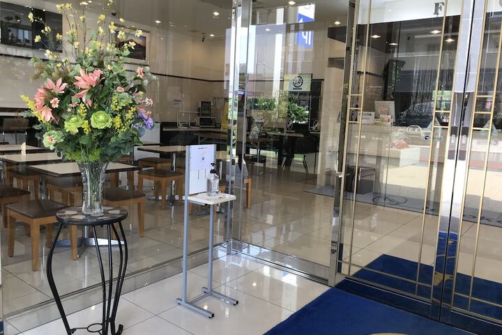 Interior entrance