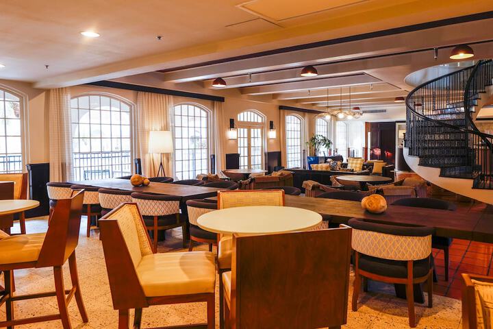 Lobby sitting area