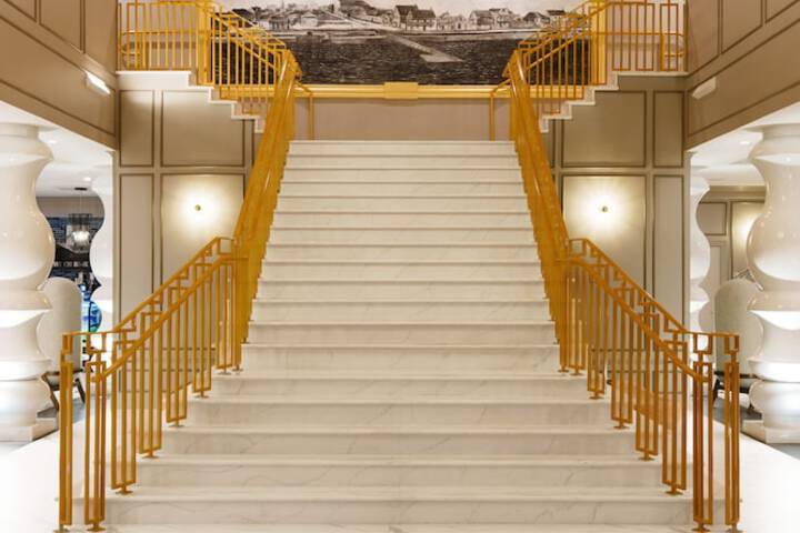 Interior entrance