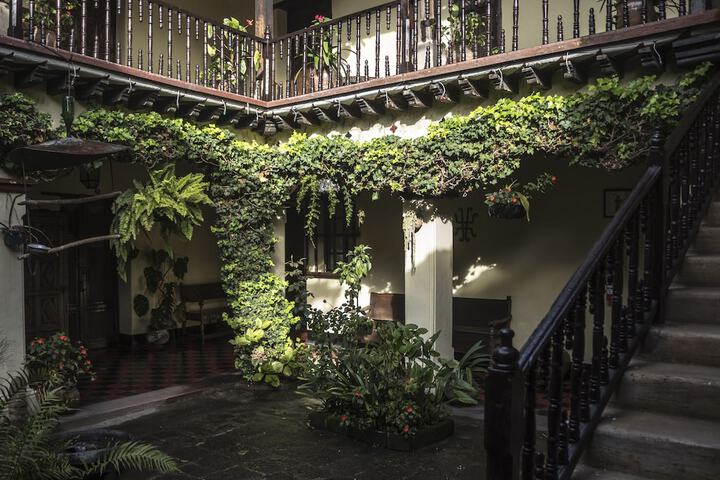 Interior entrance