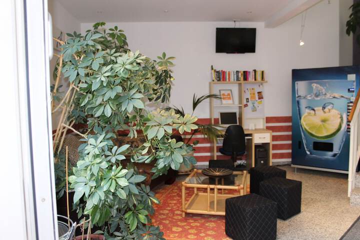 Interior entrance