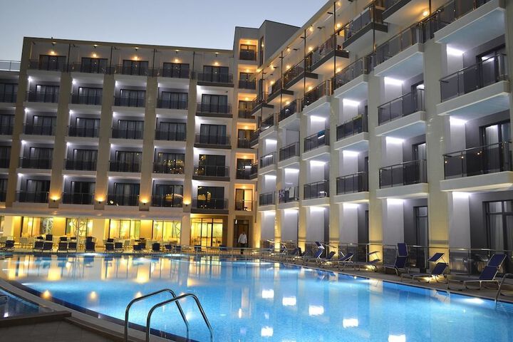 Front of property - evening/night