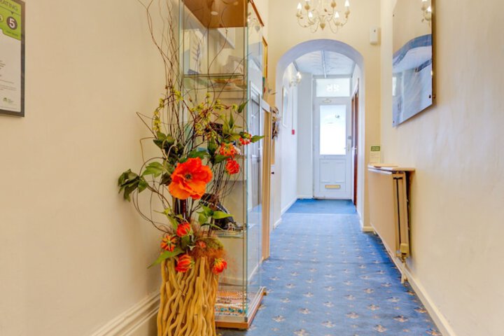 Interior entrance
