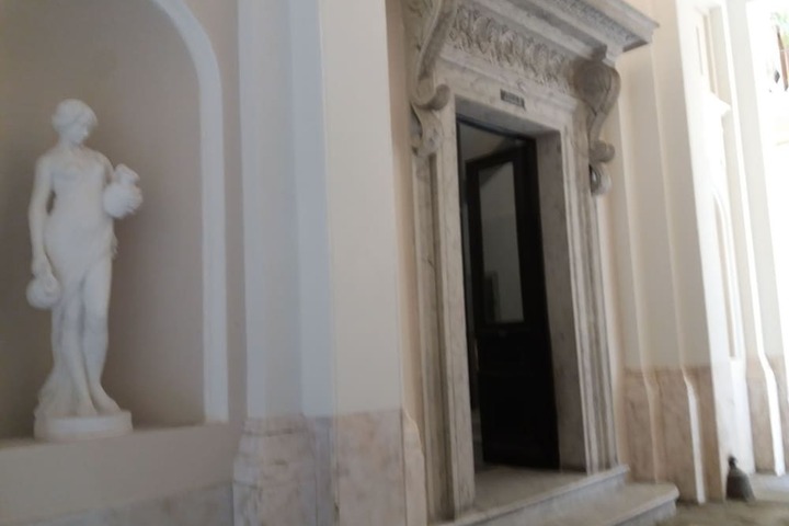 Interior entrance