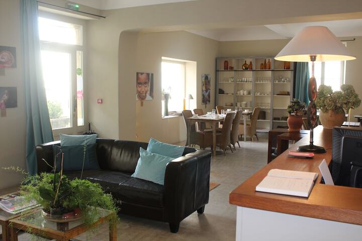 Lobby sitting area