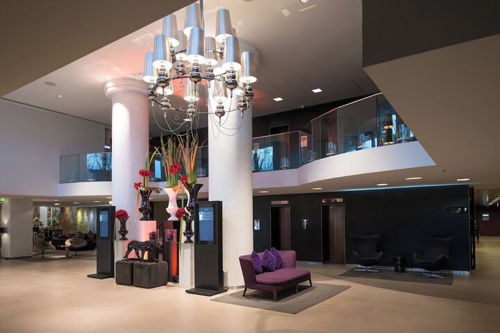 Interior entrance