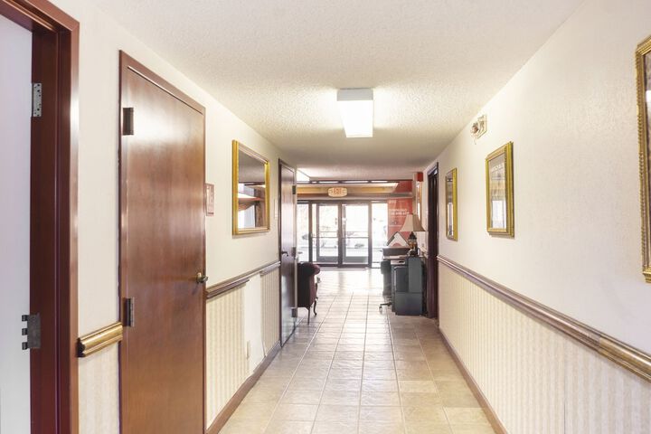 Interior entrance