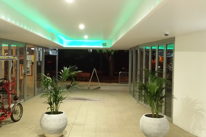 Interior entrance