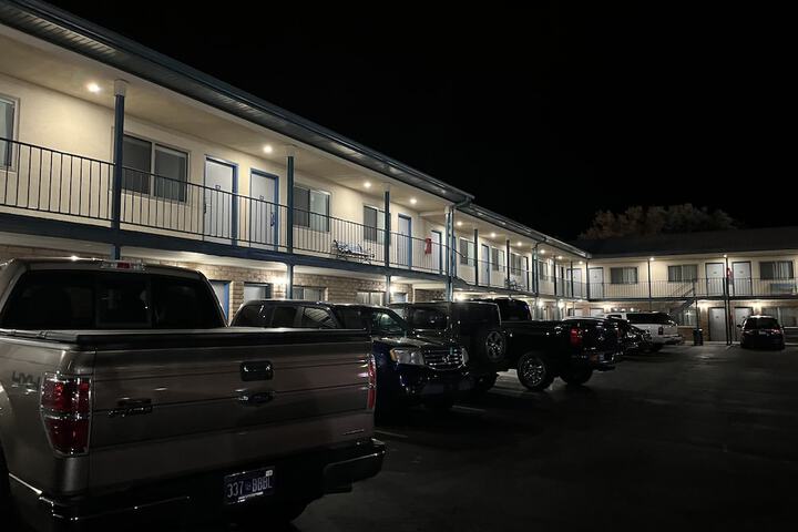 Front of property - evening/night