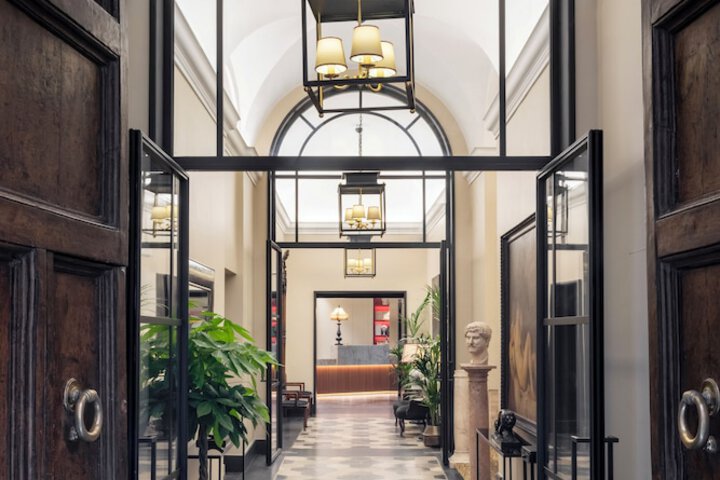 Interior entrance